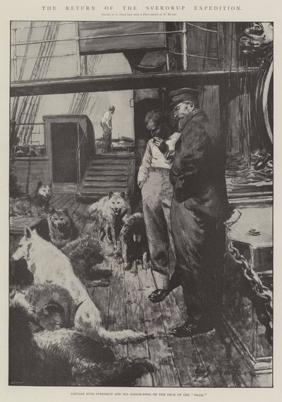 The Return of the Sverdrup Expedition by Louis Remy Sabattier